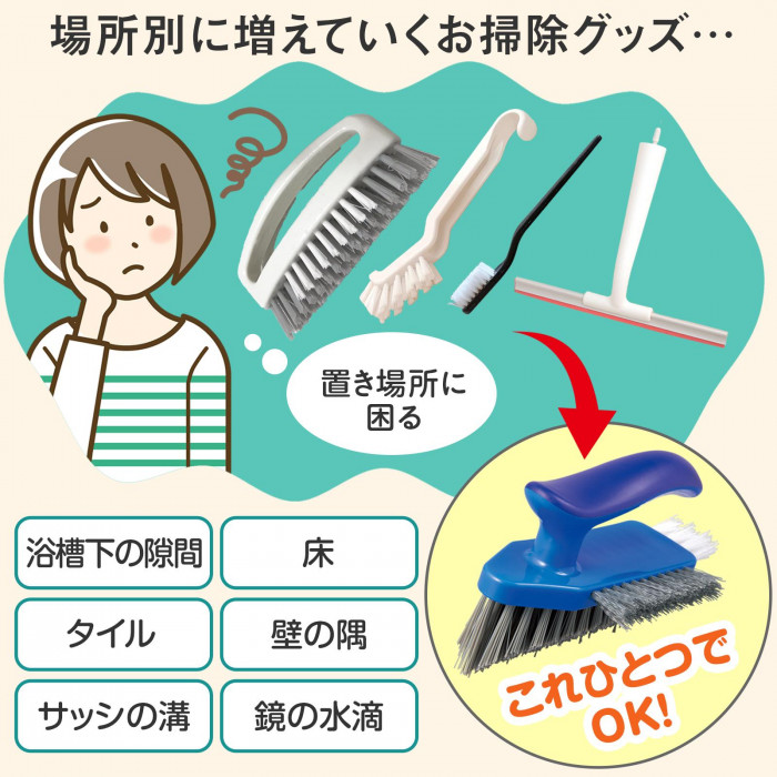 置き場所に困るお掃除グッズ　これひとつでOK