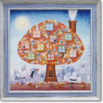 ART FRAMES なかの まりの 都会の片隅で　NM-05014