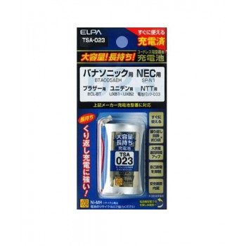 ELPA(エルパ)　大容量長持ち充電池　TSA-023　1831200