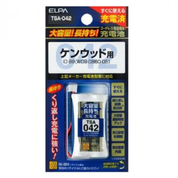 ELPA(エルパ)　大容量長持ち充電池　TSA-042　1831700