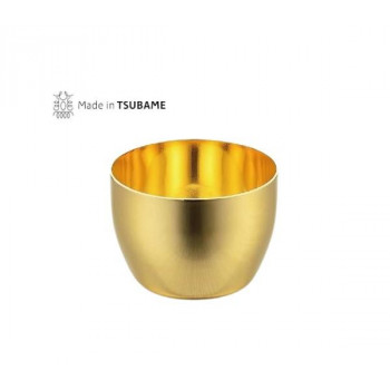メイド・イン・ツバメ　ステンレス製(オール24金メッキ)　ぐい飲み　100ml　オール金メッキ　TM-029