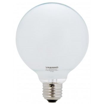 YAZAWA(ヤザワコーポレーション)　長寿命　ボール電球　60W形　Φ95mm　ホワイト・GW100110V57W95L
