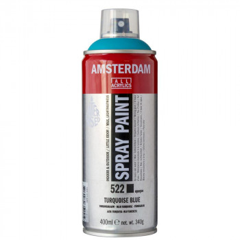 ターレンス　アムステルダム　スプレーペイント　400ml　ターコイズブルー　T1716-522　404790