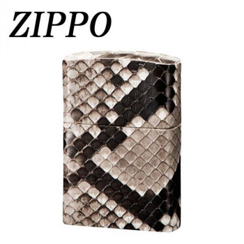 ZIPPO　革巻 パイソン