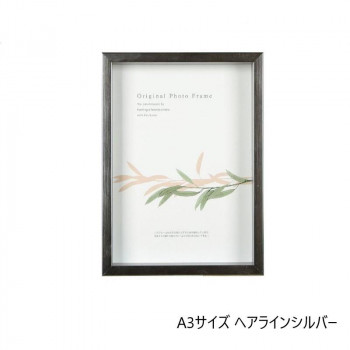 A.P.J. BOXフレーム アートボックスフレーム (高さ:35mm) A3サイズ(297×420mm) ヘアラインシルバー 0021768702