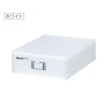 吉川国工業所 Life Module 収納ケース A4ファイルユニット MX-50 ホワイト