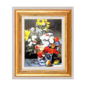 ルノワール名画額F6金 1767940・花束
