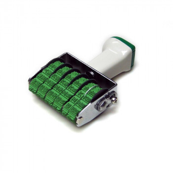 テクノタッチ回転印 和文日付(ゴシック体) 5号 タテ TK-WD5