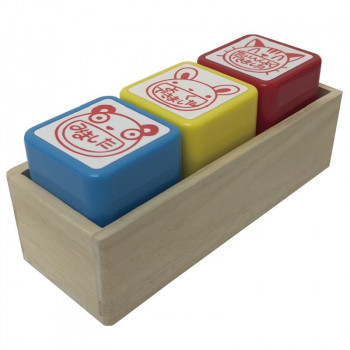 サンビー ティーチャースタンプ浸透印(3本組) SS-119