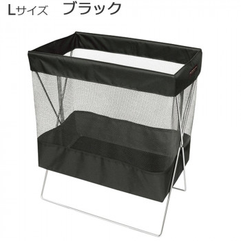 日本製 SAKI(サキ) サイドワゴン メッシュ Lサイズ R-330 ブラック