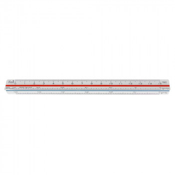 三角スケール ニュータイプ ポケット用 15cm 副尺なし 1-882-0015