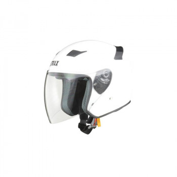 リード工業 STRAX ジェットヘルメット ホワイト Mサイズ SJ-8