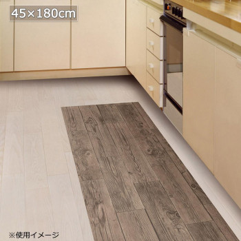 貼ってはがせる! リノベシート アンティーク木 45cm×180cm ブラウン(BR) REN-03
