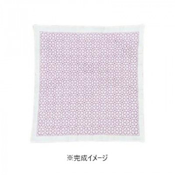 オリムパス　刺し子キット　一目刺しの花ふきん 桜の花(白)　SK-335