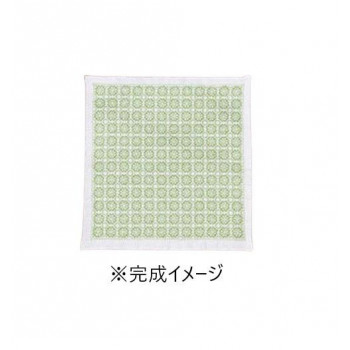 オリムパス　刺し子キット　一目刺しの花ふきん 菊の花(白)　SK-336