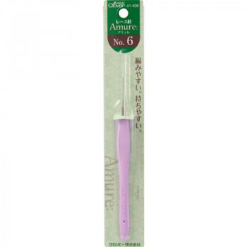 クロバー レース針 アミュレ No.6 1.00mm 41-406