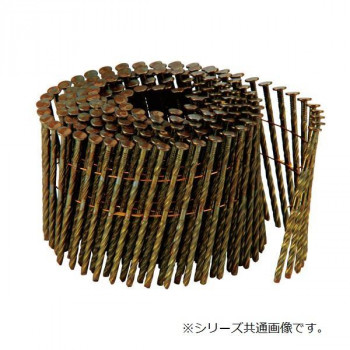 (W)ワイヤー スクリュー釘 ノミ先 3.2×90mm 150本×10巻 WNS3290