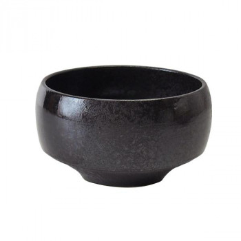 西海陶器 haku碗 侘黒 18172