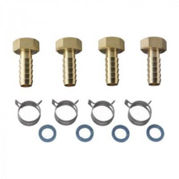 三栄 SANEI ペアホース金具セット T421-4S-15A