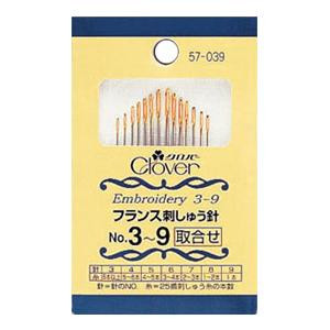 フランス刺しゅう針 No.3~9 57-039