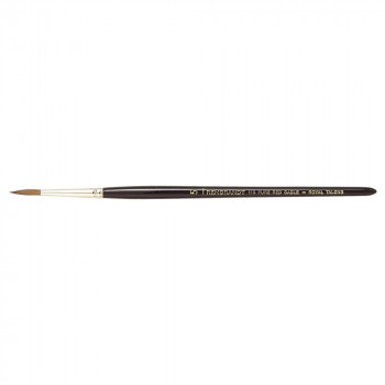 REMBRANDT レンブラント水彩画筆 ピュアレッドセーブル/ラウンドエキストラポイント 110 T909-110-05(5号) 494412