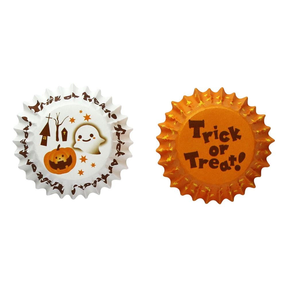 ハロウィンシリーズ  ミニペットカップ ゴーストオレンジ 31-798 20枚(10枚×2種)×10セット