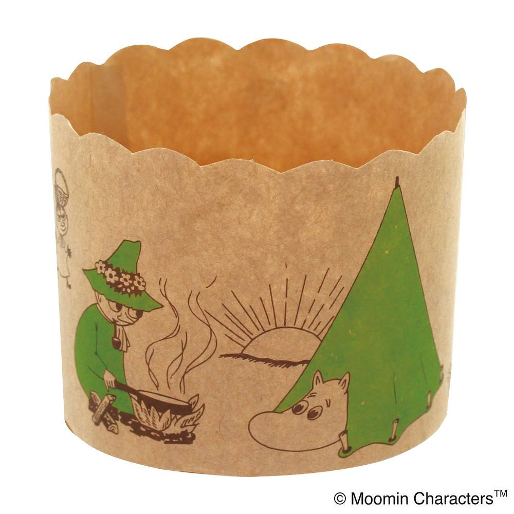 MOOMIN(ムーミン) マフィンカップ クラフト(キャンプ) MM533 6枚×10セット