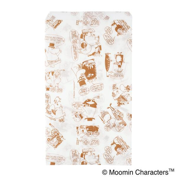 MOOMIN(ムーミン) ワックスバッグ ブラウン MM522 10枚×10セット