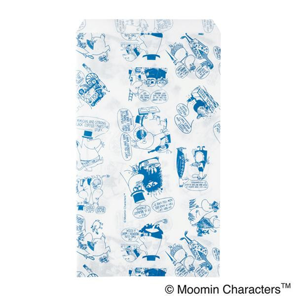 MOOMIN(ムーミン) ワックスバッグ ネイビー MM523 10枚×10セット
