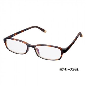 老眼鏡 シンプルビジョン スリム RG-001 デミブラウン +1.00