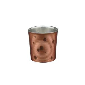 新光堂 雪月花 純銅ぐい呑み 淡雪 うめ 100ml CF-42-1