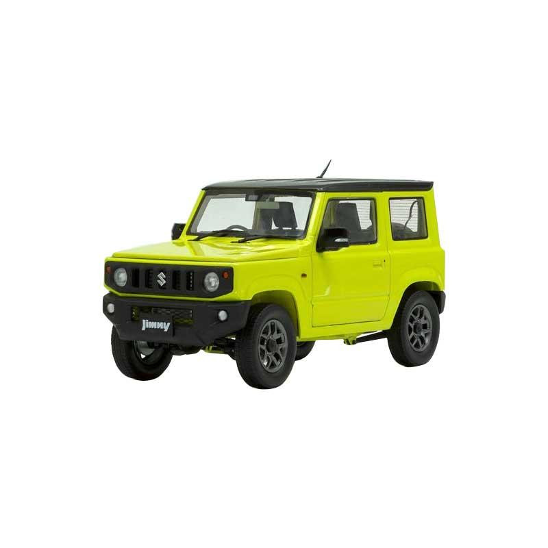 BM CREATIONS スズキ ジムニー JB64 キネティック イエロー (ZZB) RHD Jpn Sp 660cc 1/18スケール 18B0001