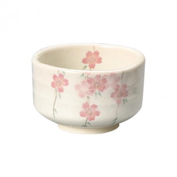 丸好しだれ桜抹茶々碗 Y-1529