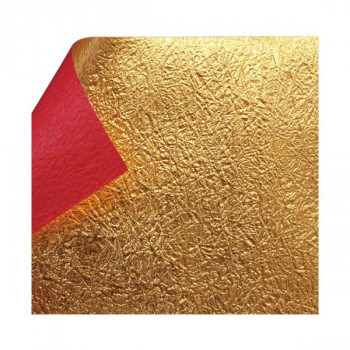 もみ金箔両面和紙 単色 25cm 赤 10枚入 No.7056 1 セット