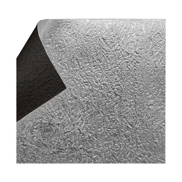 もみ銀箔両面和紙 単色 25.5×36cm 黒 10枚入 KJ-13K 1 セット
