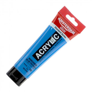 ターレンス アムステルダムアクリリックカラー120ml 582 マンガニーズブルーフタロ 486029