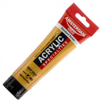 ターレンス アムステルダムアクリリックカラー120ml 803 ディープゴールド T1709-803 498361