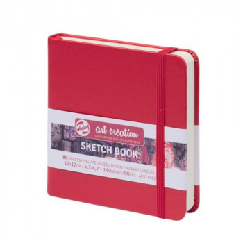 ターレンス アートクリエーションスケッチブック　レッド　12×12CM　T9314-204M 407269