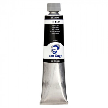 ターレンス ヴァンゴッホ油絵具 200ml T0208-701 アイボリーブラック 422802