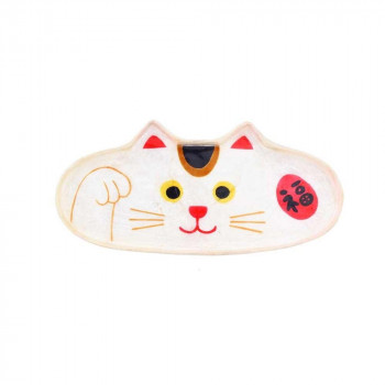 カピスめがねトレイ 招き猫 白・19520810238