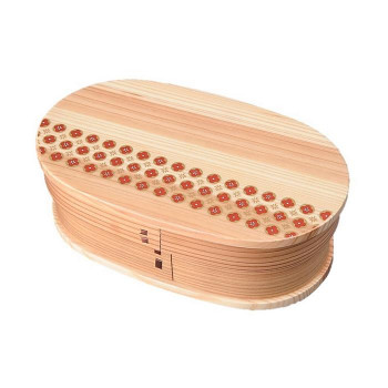 若兆 曲げわっぱ弁当箱 plum BENTO-4