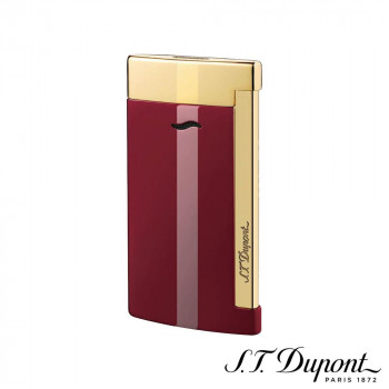S.T. Dupont　エス・テー・デュポン　ライター　スリム 7 ロータスレッド＆ゴールデン　027707