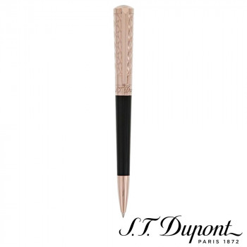 S.T. Dupont　エス・テー・デュポン　リベルテ ボールペン　ブラックラッカー＆ピンクゴールド　465601