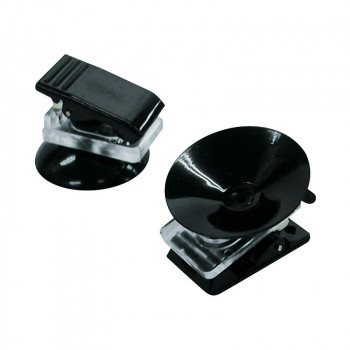 ORIONS クリックス吸盤付クリップ 黒 30個入り P-20Q-30-BL