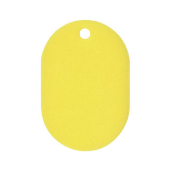 ORIONS プラスチック番号札(大) 無地 50枚入り イエロー NO.16C-Y