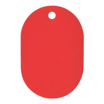 ORIONS プラスチック番号札(小) 無地 50枚入り レッド NO.9C-R