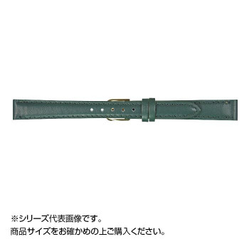 MIMOSA(ミモザ) 時計バンド ベビーカーフKC 14mm グリーン (美錠:金) CKC-G14