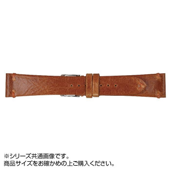 Emitta(エミッタ) 時計バンド ウーガ 19mm キャメル (美錠:銀) EU-C19