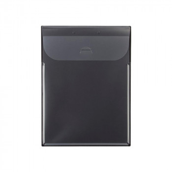 ナカバヤシ　ワイドクリップボード　シングルタイプ　ブラック　QB-WA4E-BK