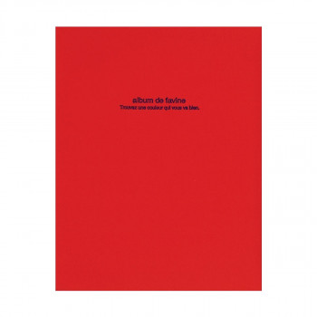 ナカバヤシ　ドゥファビネ100年アルバム　ビス式　A4　レッド　アH-A4D-161-R